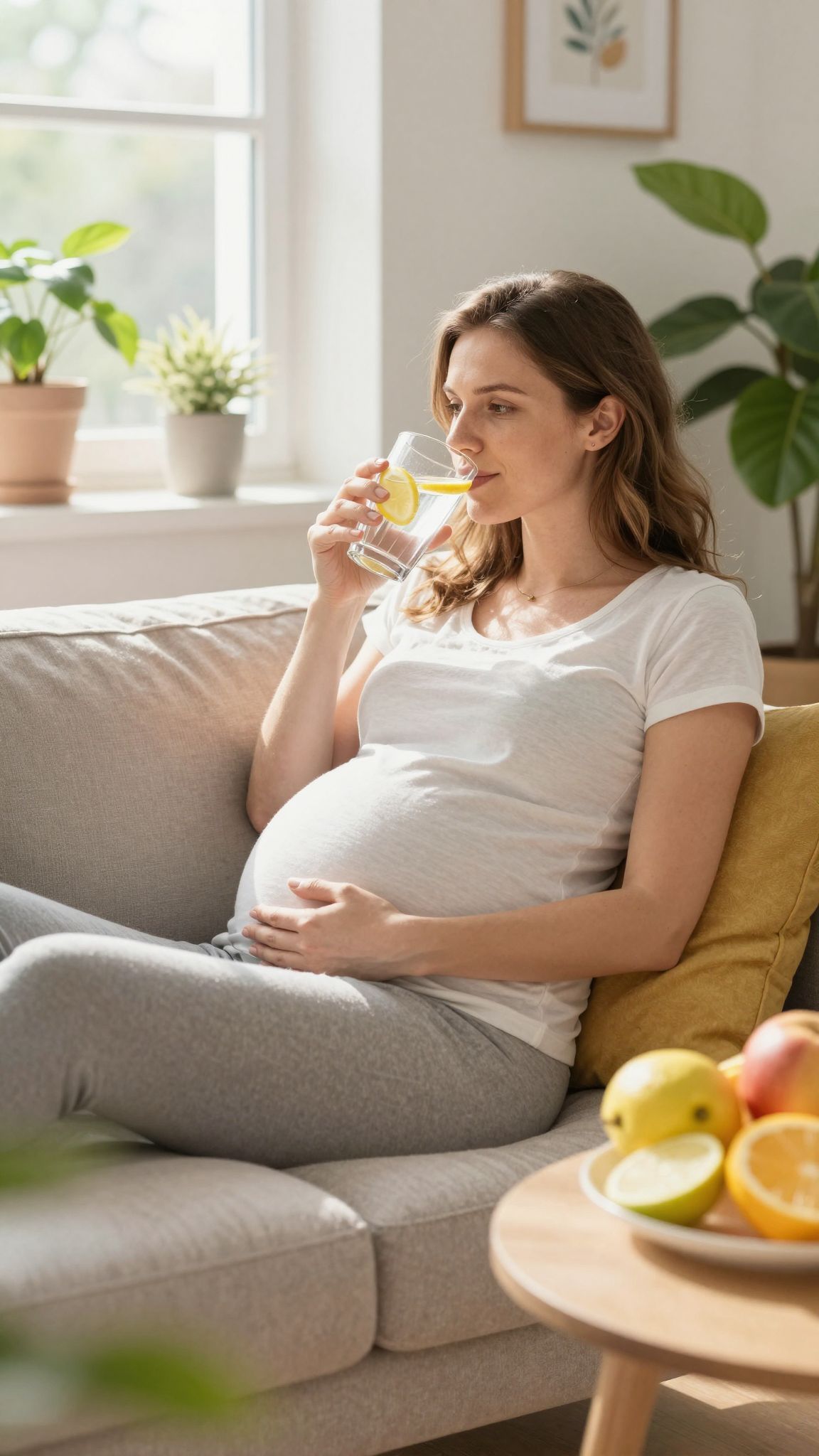 A megfelelő hidratálás segít a terhességi aranyér tünetein.