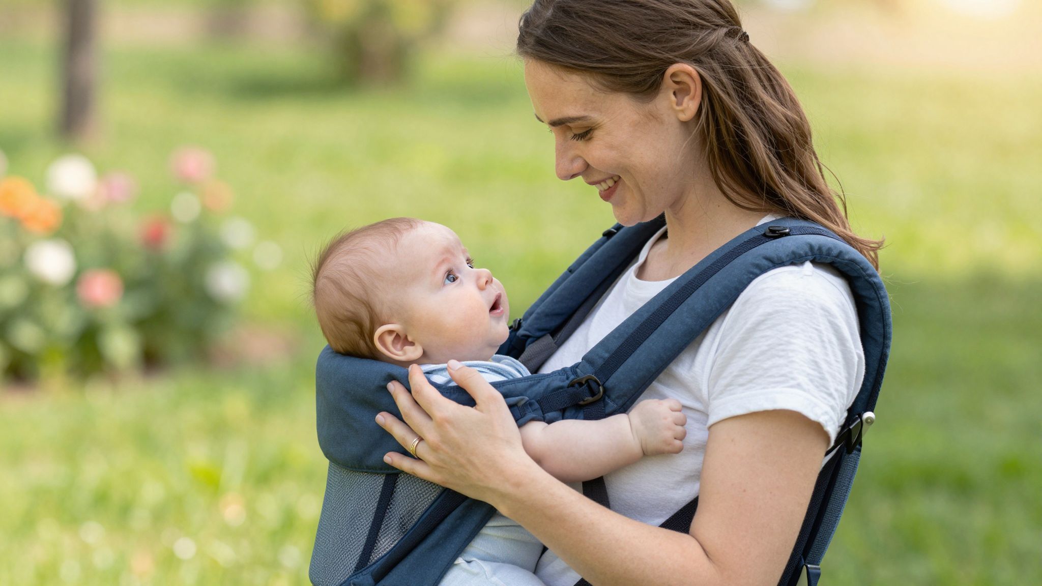 A hordozás erősíti a kötődést és csökkenti a stresszt.