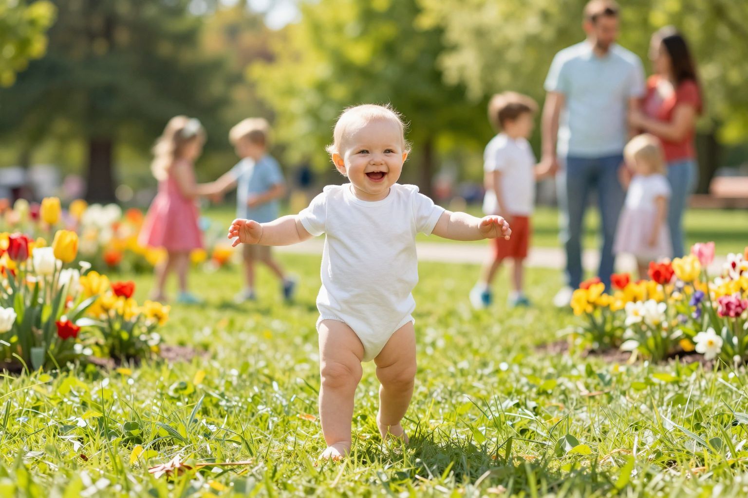 A járás első lépései fontosak a baba fejlődésében.
