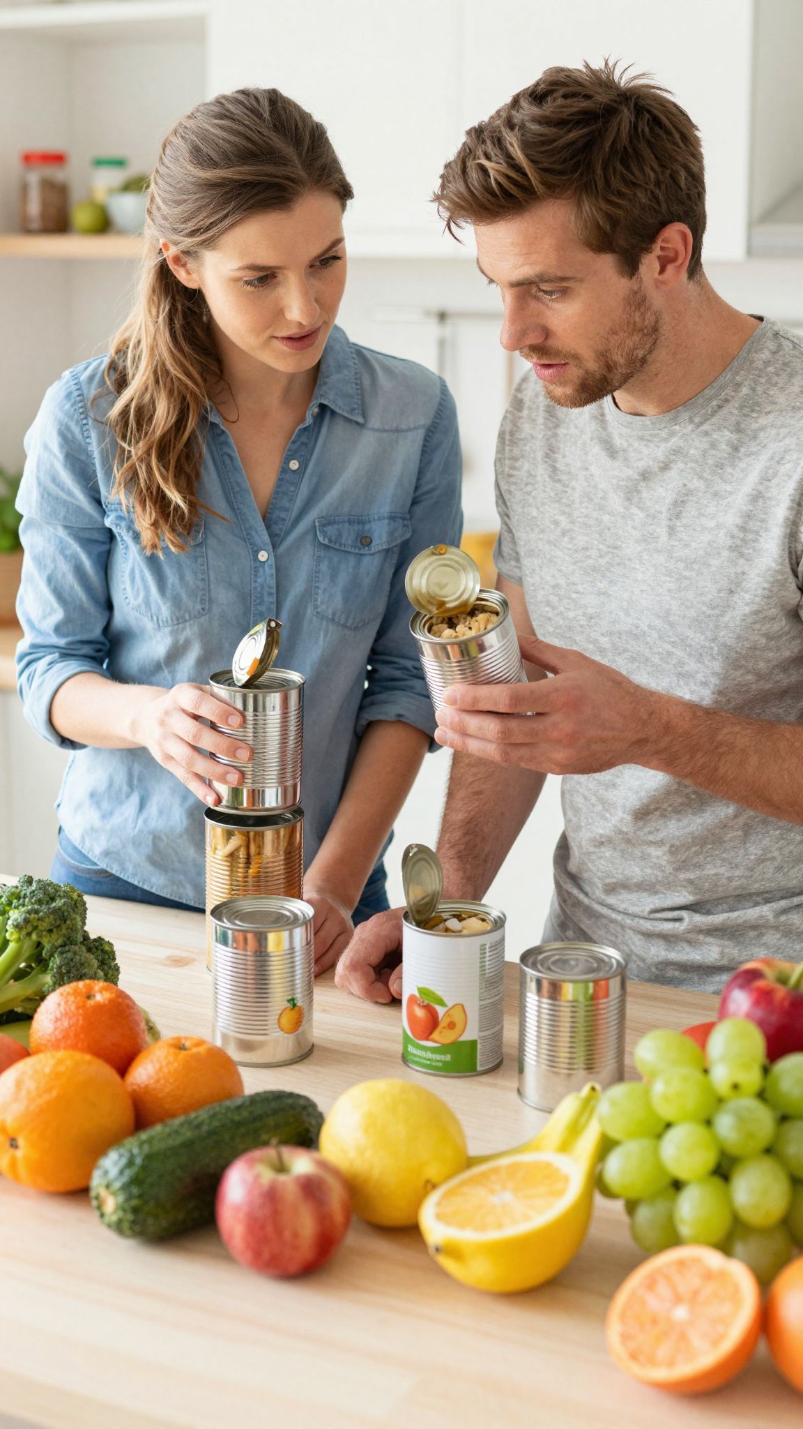 A konzervdobozok hosszabbítják meg az élelmiszerek eltarthatóságát.