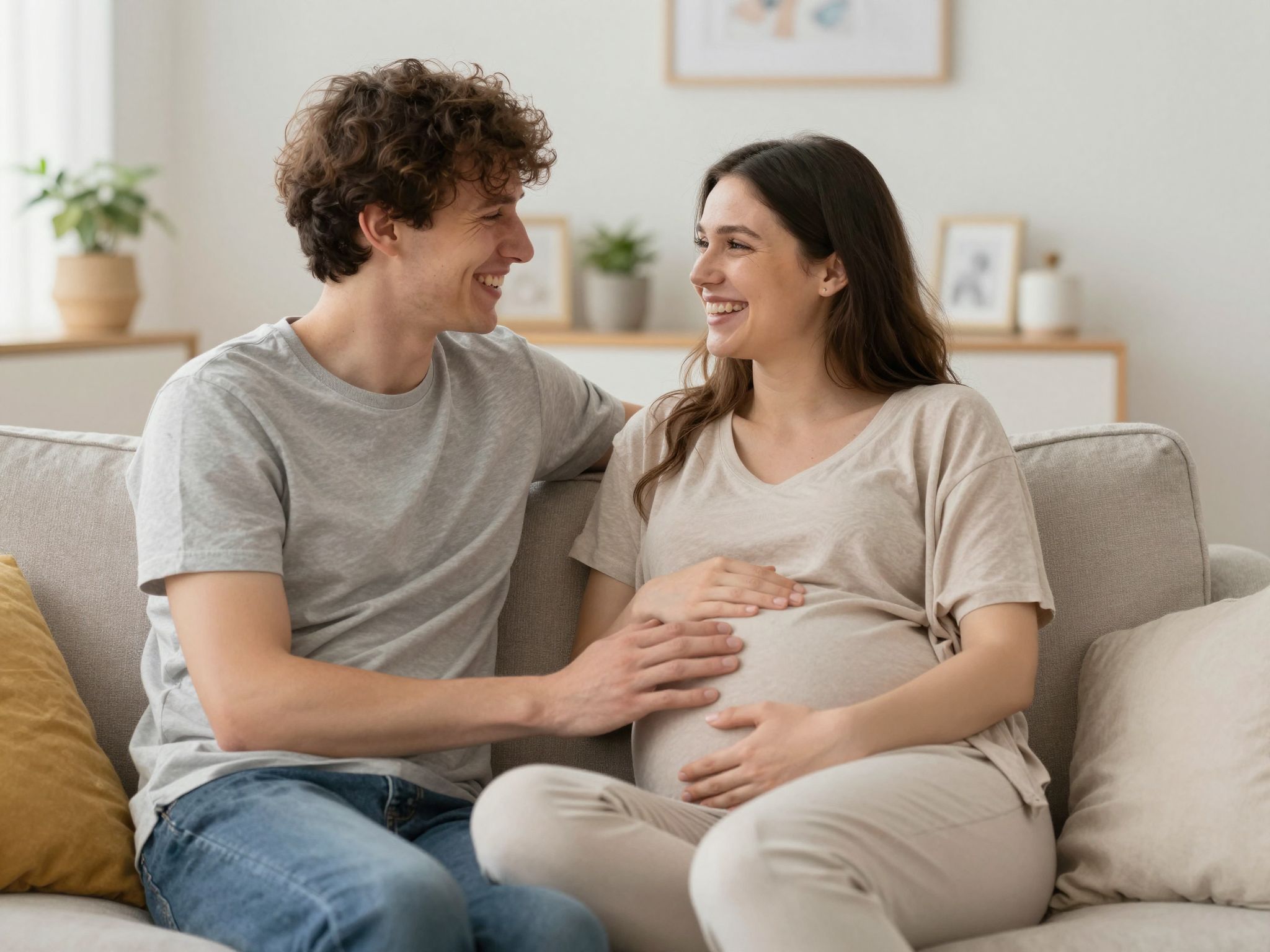 A közelség csökkenti a szorongást a szülés előtt.