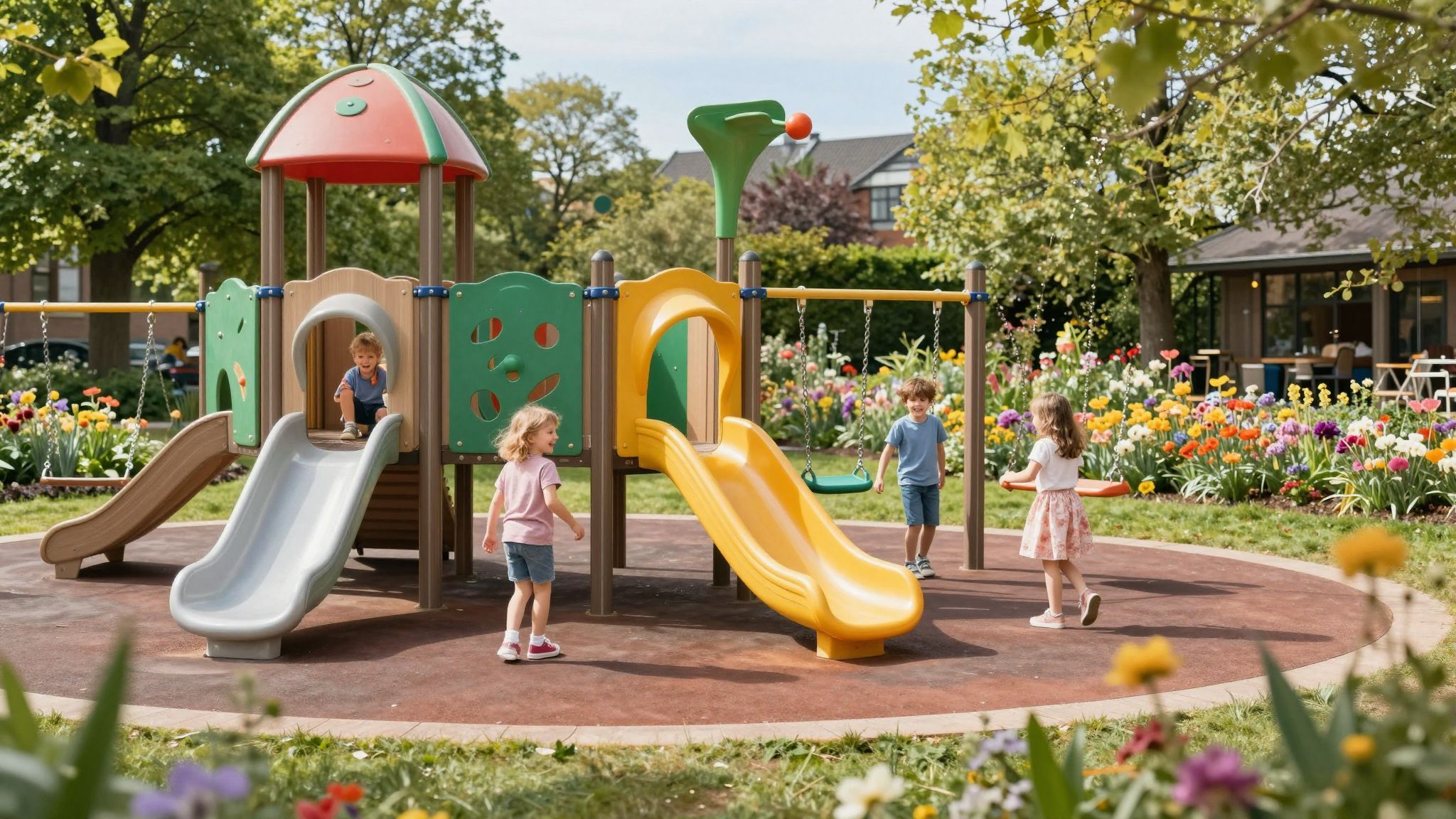 Dániában a játszóterek a képzelet határait feszítik.