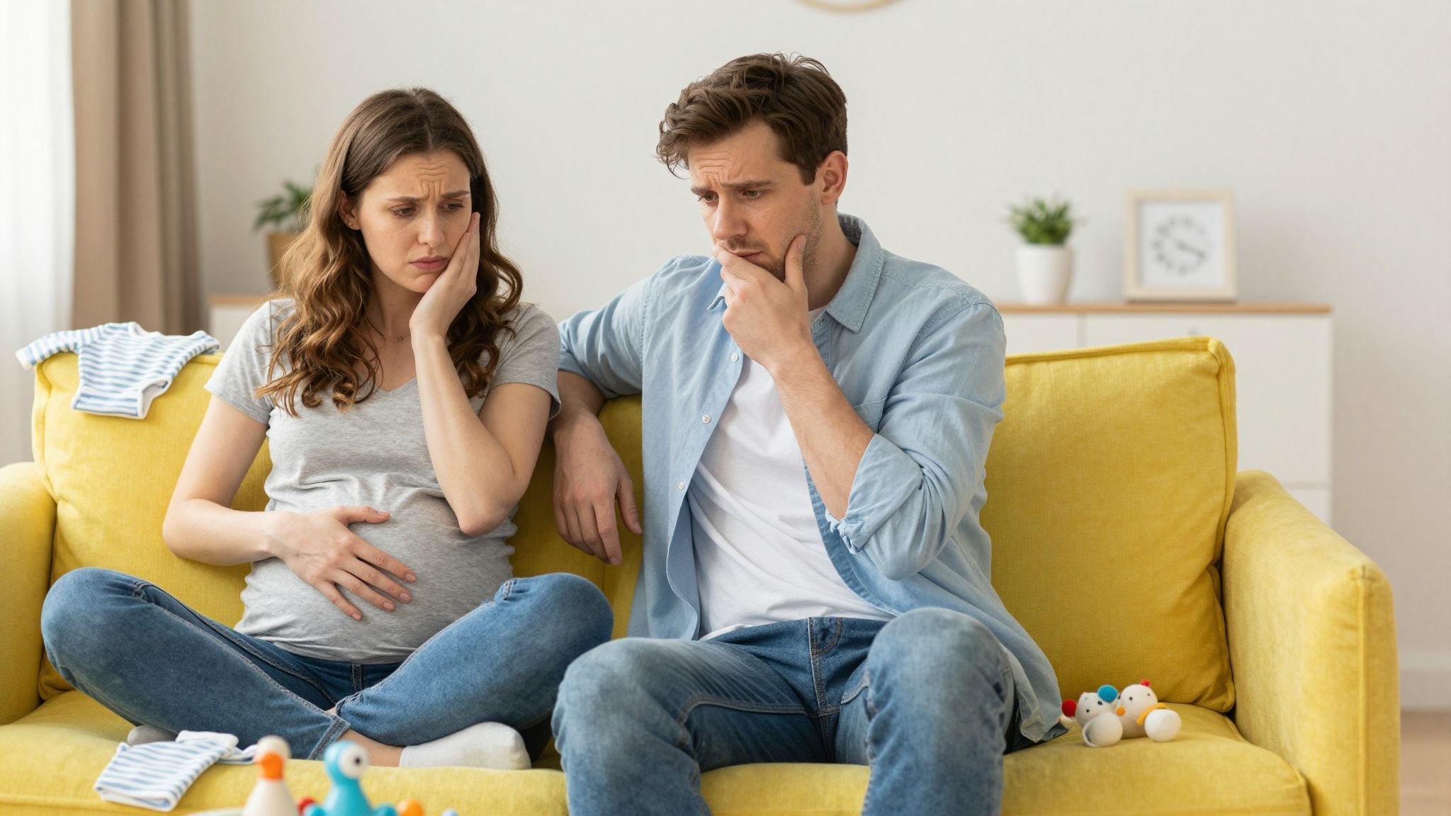 A harmadik kerék félelme sok párt érint a szülés előtt.