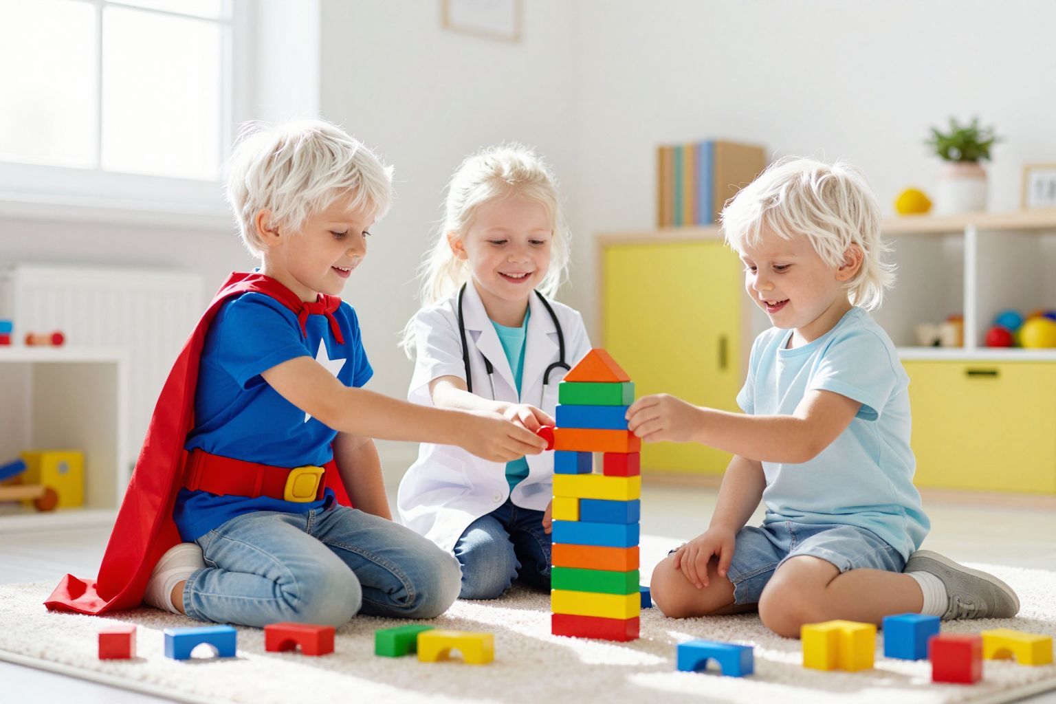 A szerepjáték segíti a szociális készségek fejlődését.