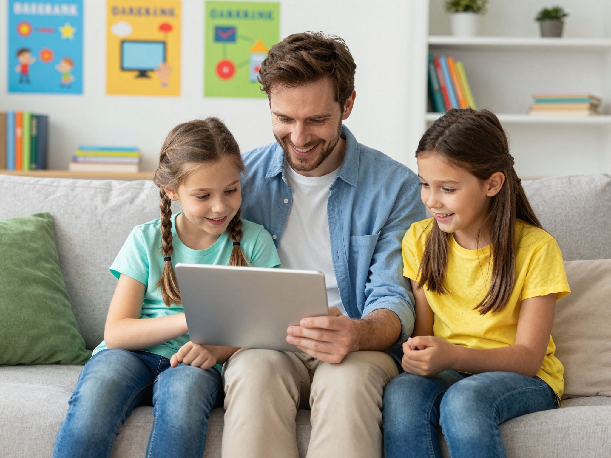 A szülők példája formálja a gyerekek digitális szokásait.