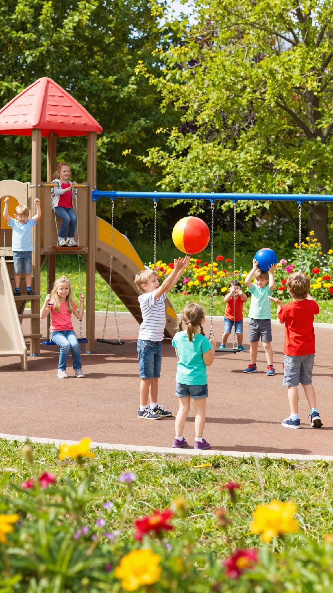 A természet ösztönzi a kreatív és aktív játékot.