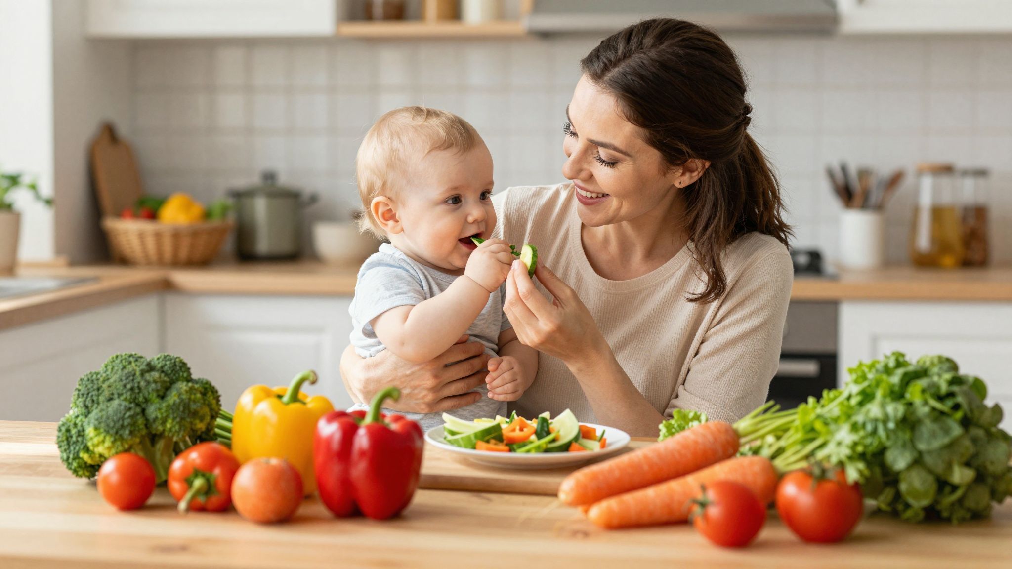 A zöldségek rendszeres fogyasztása egészséges életmódot teremt.