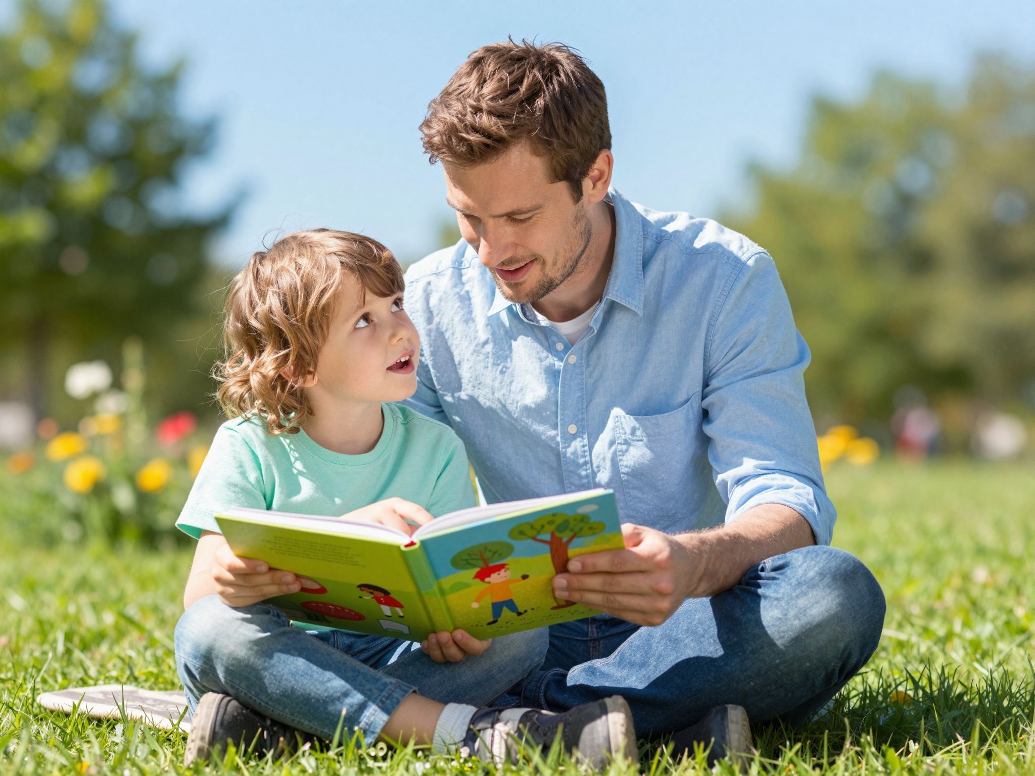 Az apa aktív részvétele erősíti a gyerekek tanulását.