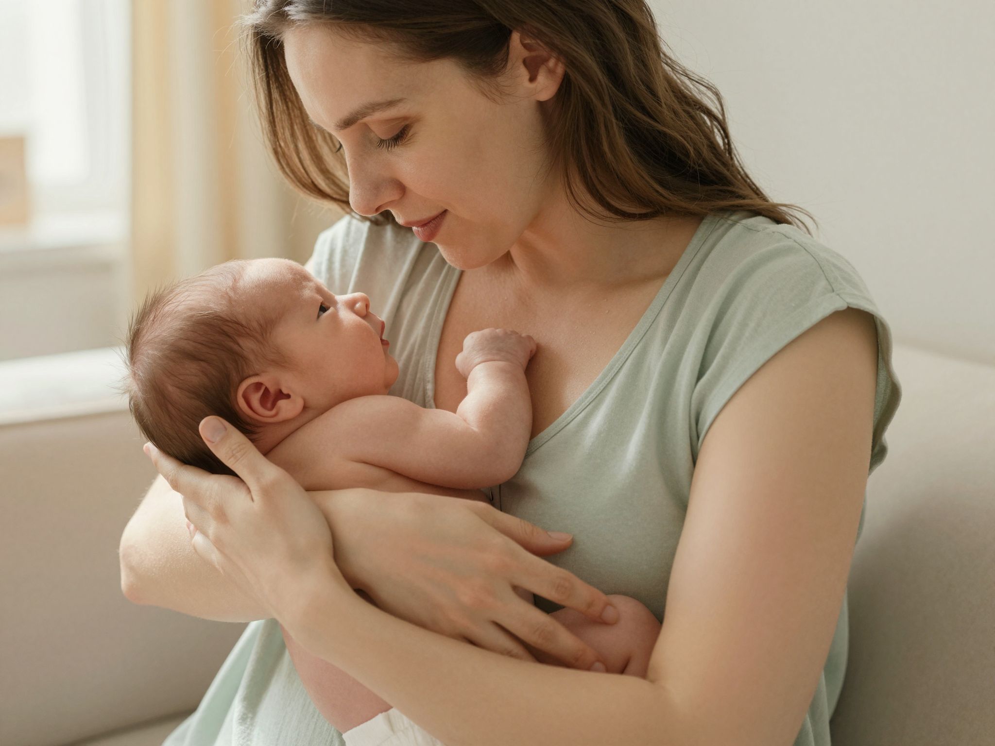 A bőr-bőr kontaktus erősíti a baba immunrendszerét.