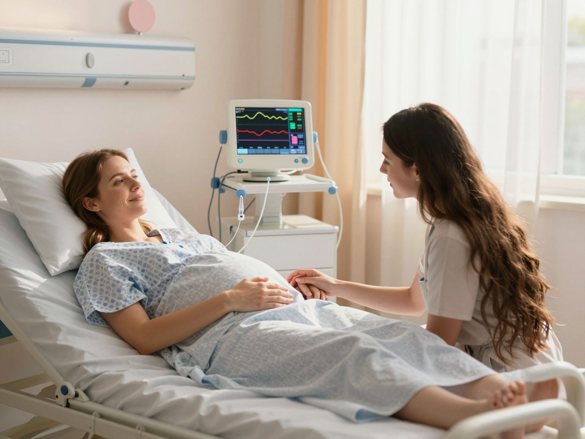 Az NST segít figyelemmel kísérni a magzat szívverését.