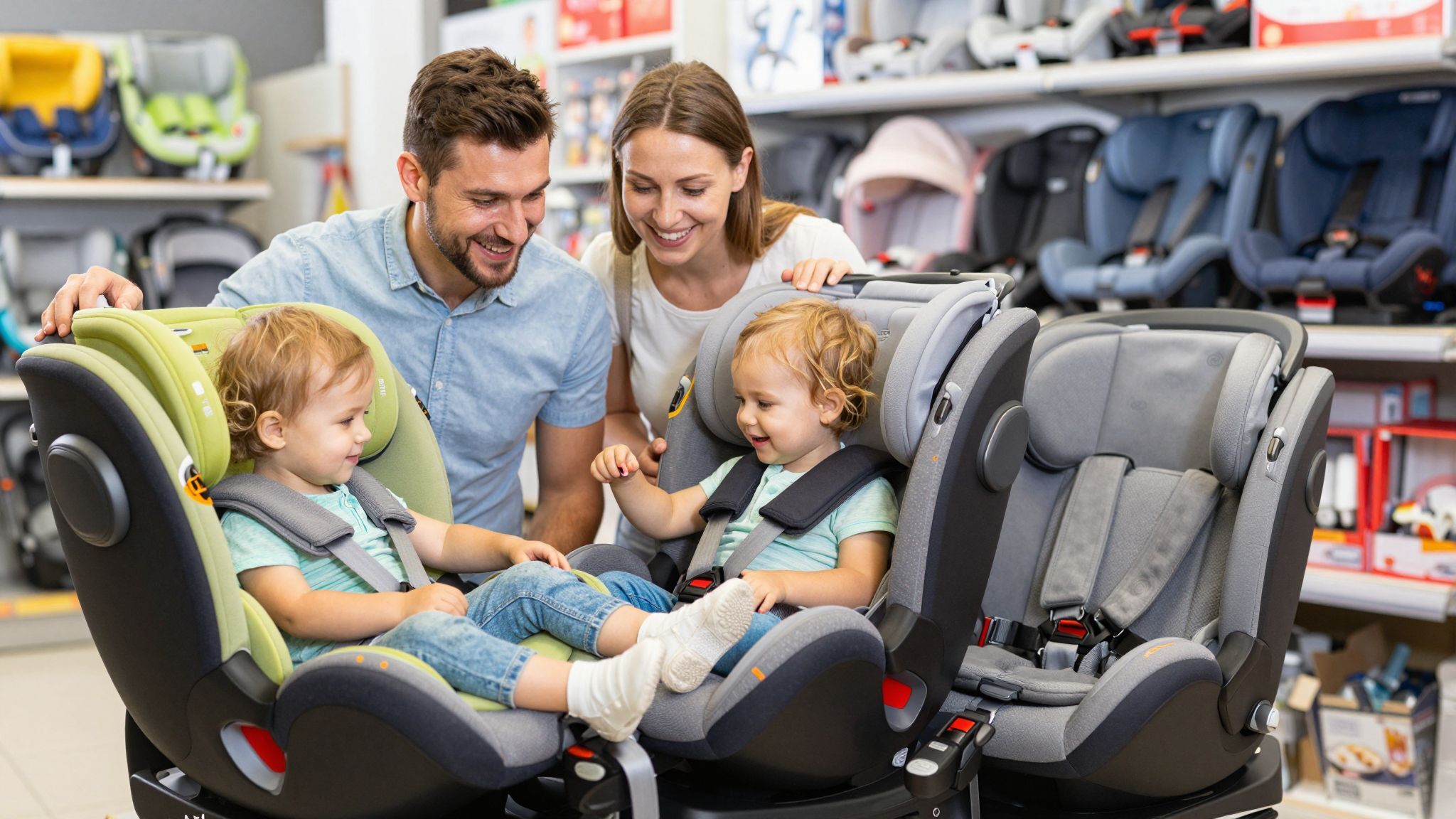 Az övfeszesség kulcsfontosságú a babaülés biztonságában.