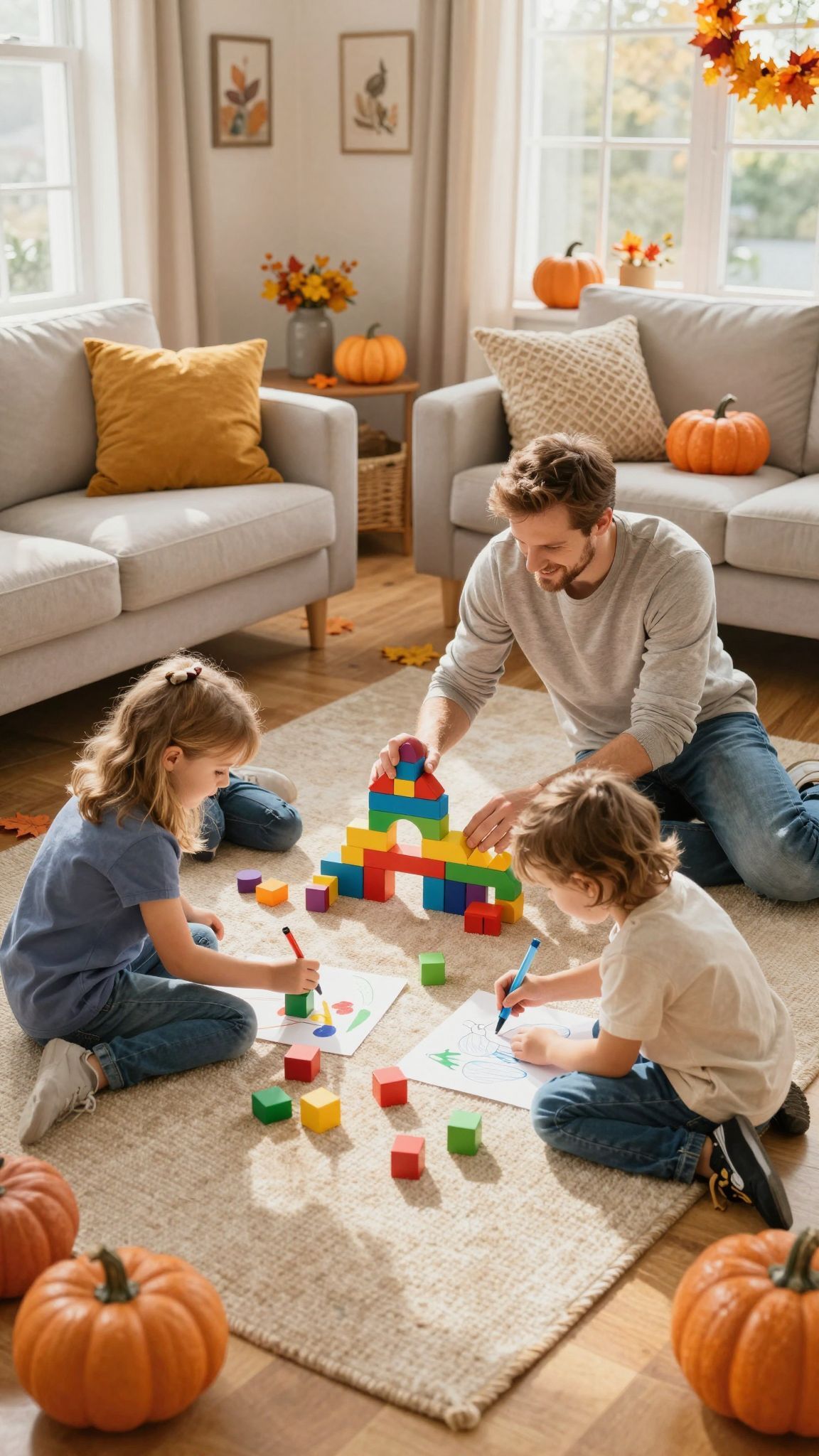 Beltéri játékokkal is felfedezhetjük a kreativitást és szórakozást.