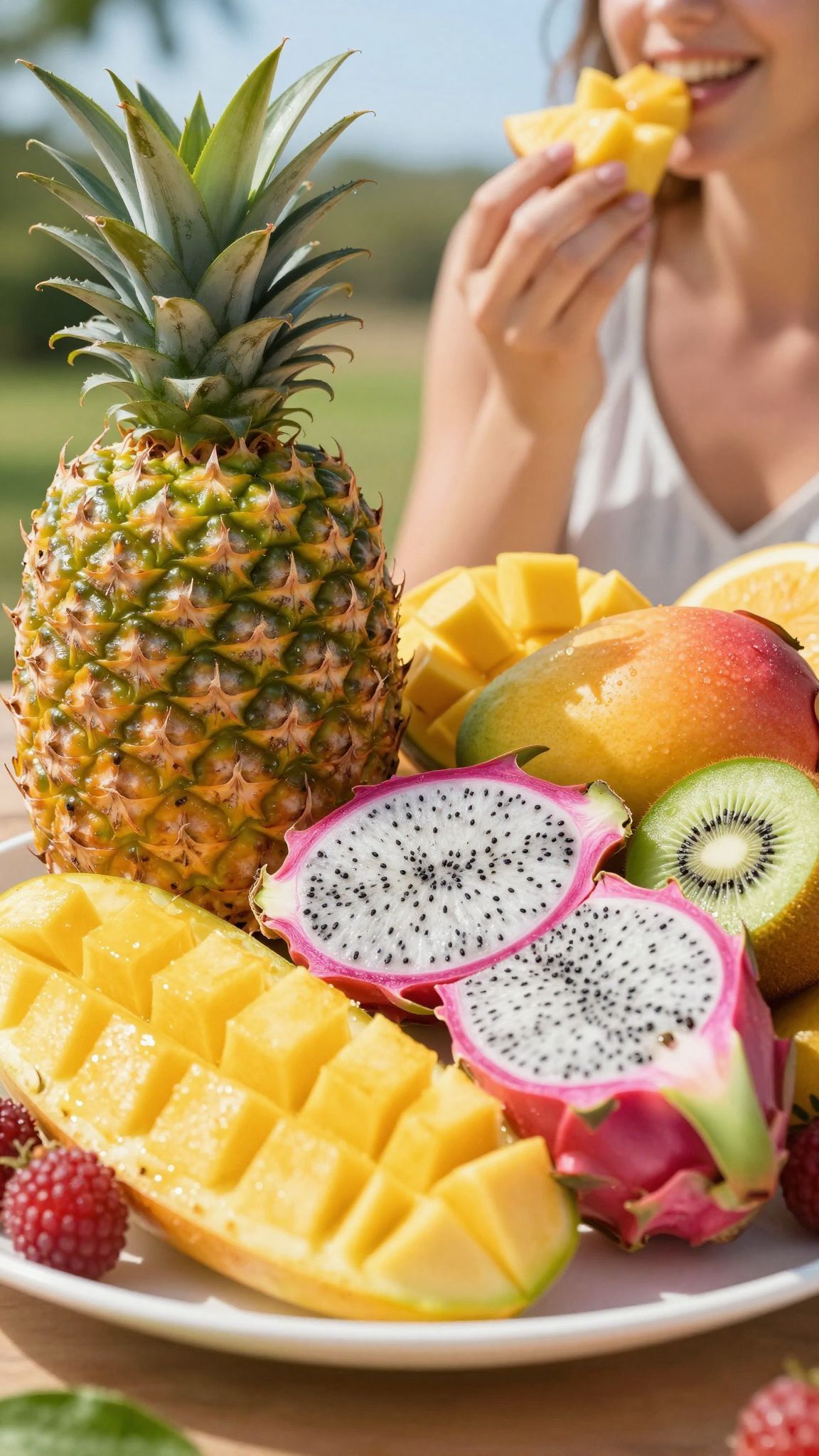 Az ananász frissítő íze felüdít a nyári hőségben.