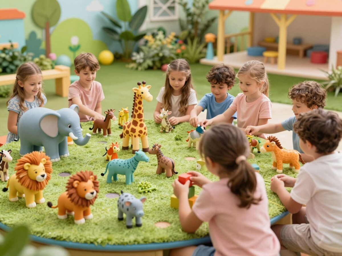 Fejlesztő játékok állatokkal: készítsetek saját állatkertet egyszerűen