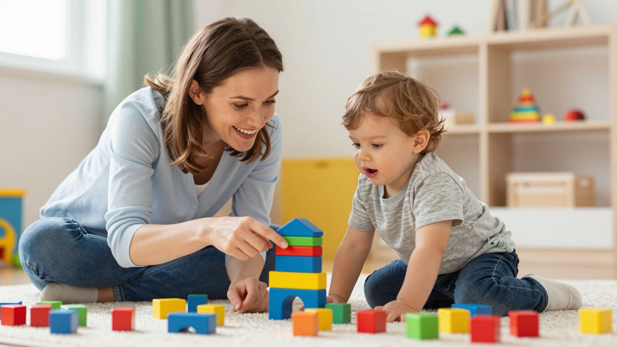 Figyelmeztető jelek: késlekedő beszéd vagy szociális interakció.