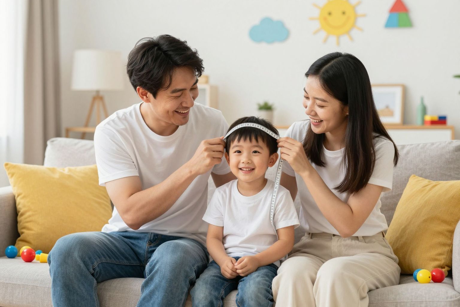 A szülők fejkörfogata befolyásolhatja a gyermek fejlődését.