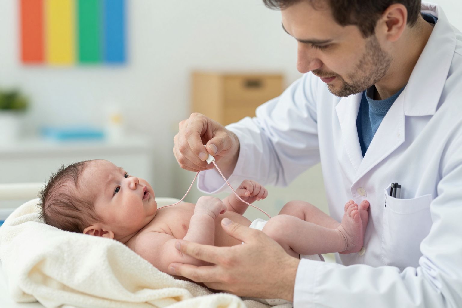 A későbbi elvágás segíthet a baba vashiányának megelőzésében.