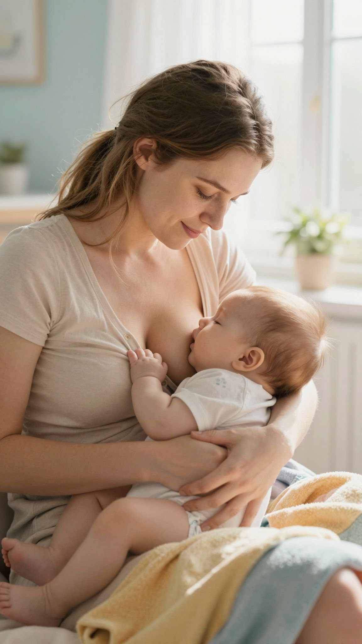 A szoptatás gyakorisága tükrözi a baba igényeit.