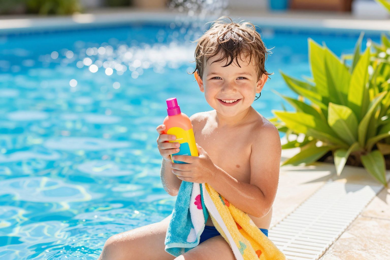 Az uszodai víz károsíthatja a haj szerkezetét.