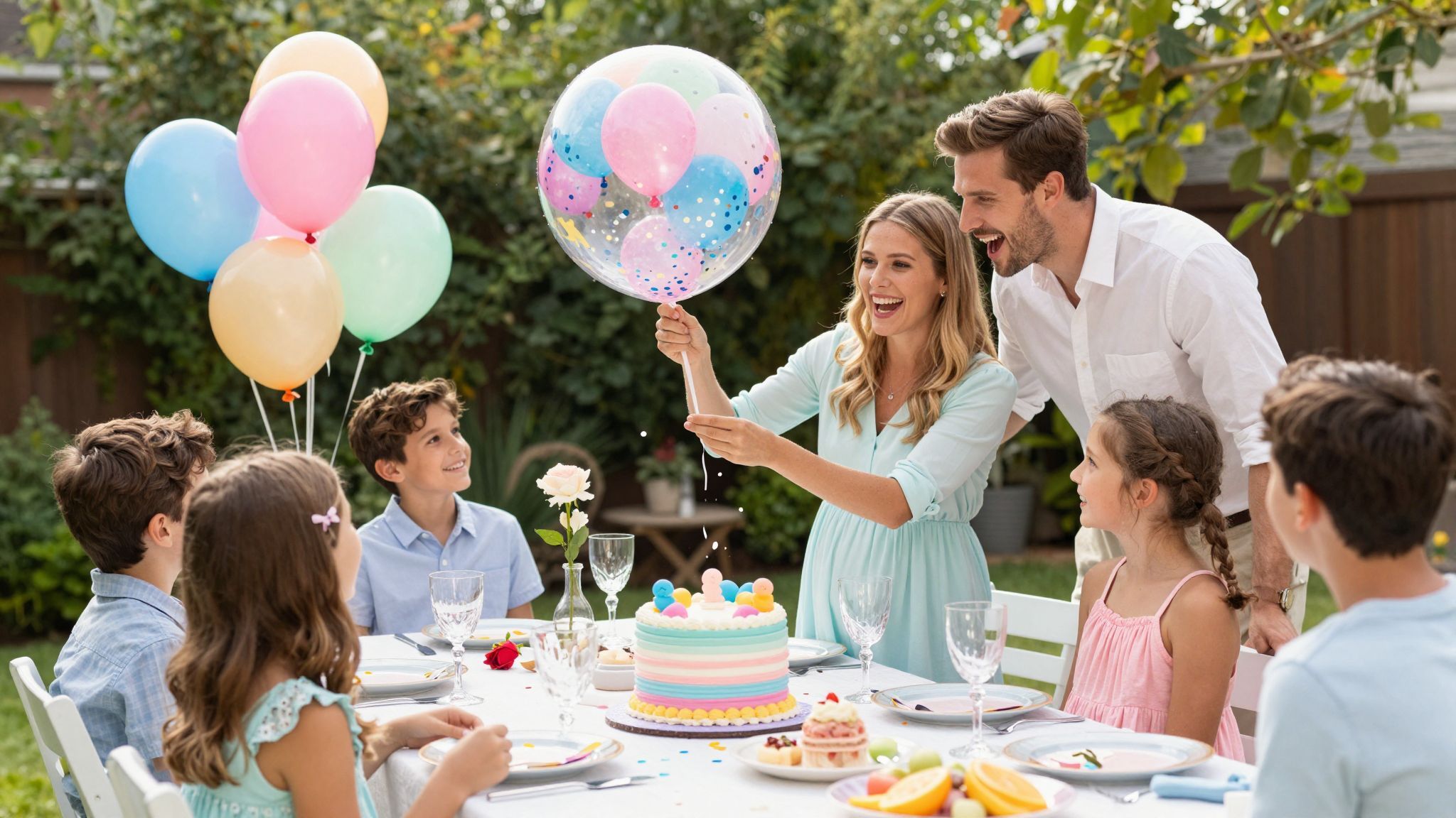 Készíts elő színes dekorációt, hogy fokozd a meglepetést!