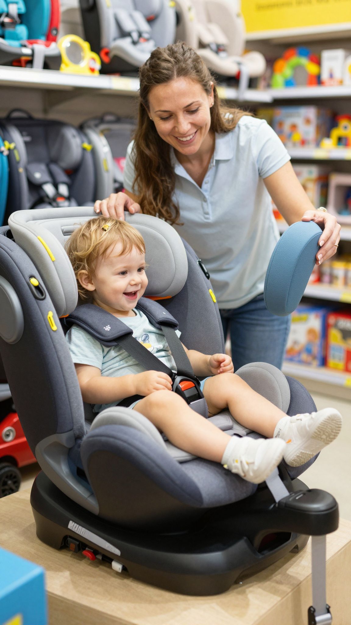 A helyes gyermekülés megválasztása életmentő lehet balesetkor.