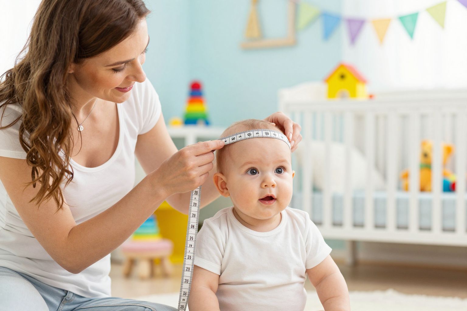 A fejkerület mérése a baba fejlődésének kulcsfontosságú jele.