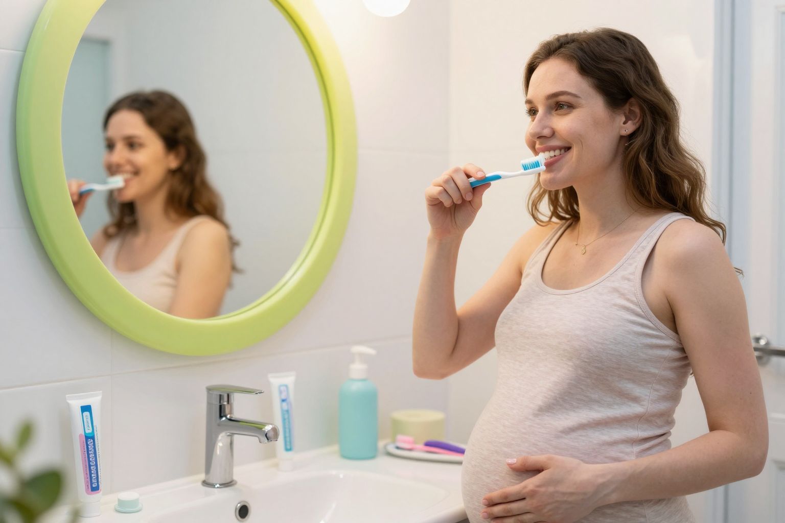 A terhesség alatt a hormonváltozások fogínyvérzést okozhatnak.