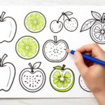 Színezd ki a kedvenc gyümölcseidet! – Színező gyümölcsökről gyerekeknek