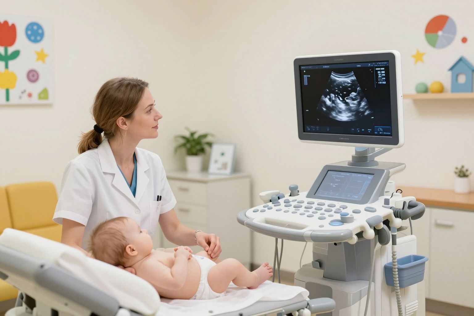 A hasi ultrahang fájdalommentes és gyors diagnosztikai módszer.