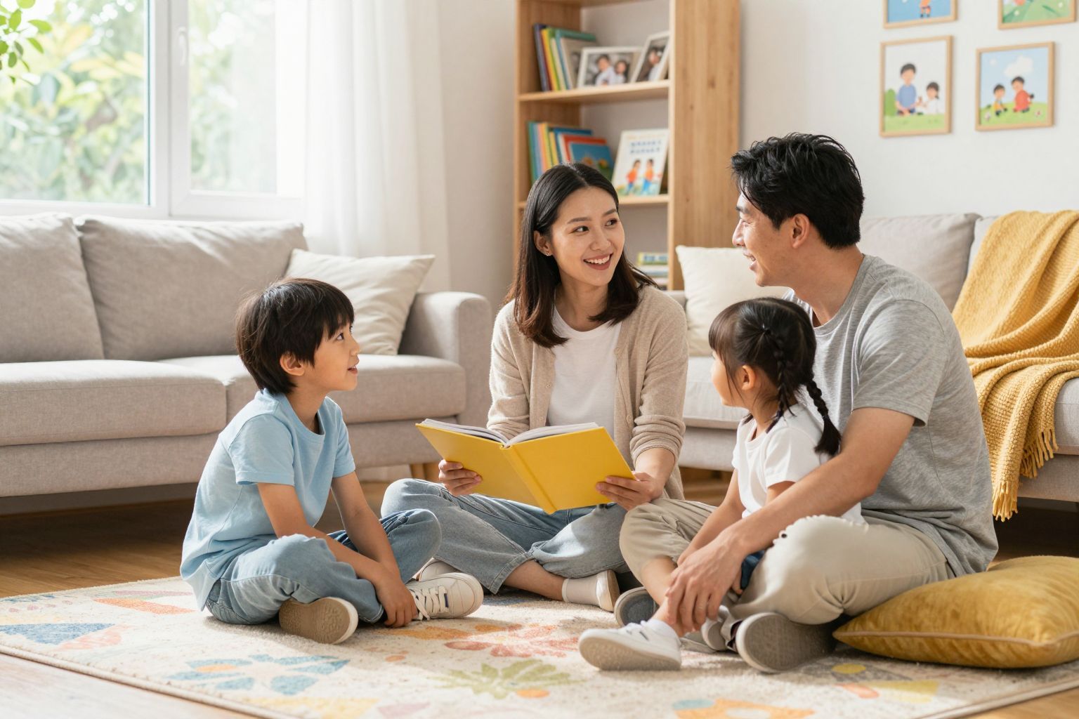 A mesélés javítja a családi kommunikációt és összetartást.