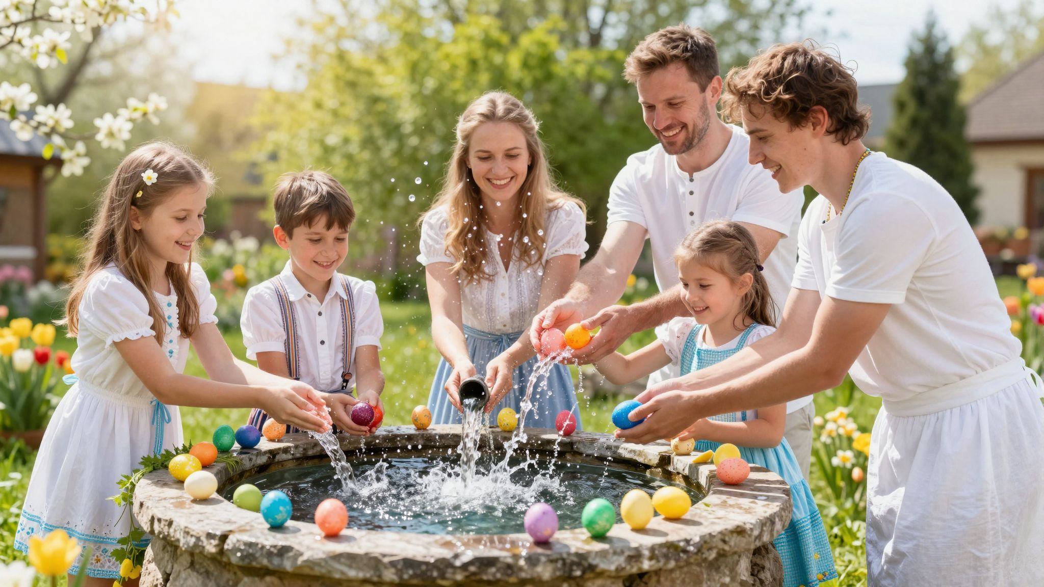 A locsolkodás a termékenység biztosításának ősi szimbóluma.