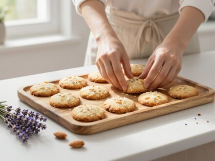 Így készíts mennyei omlós kekszet levendulával és mandulával