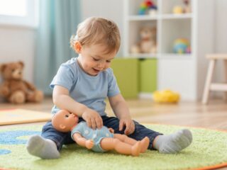 Játék a babával: hogyan játszik egy totyogó és miért fontos ez?