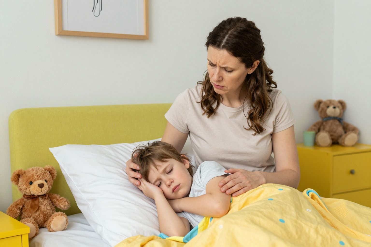 Ha a gyermek rendszeresen éjszakai sikoltozásra ébred.