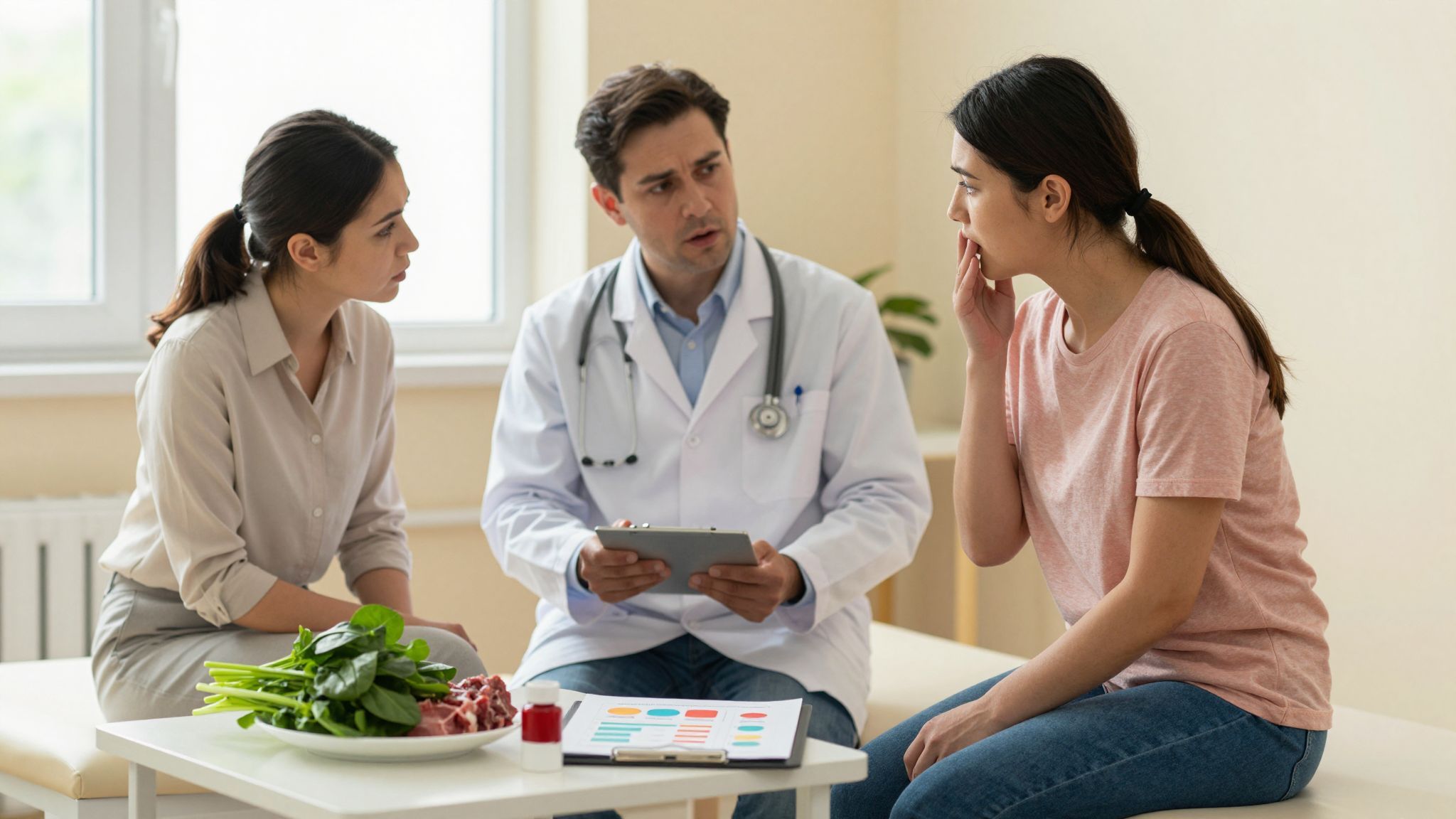 A vashiány súlyosbodhat depressziós tünetek mellett.