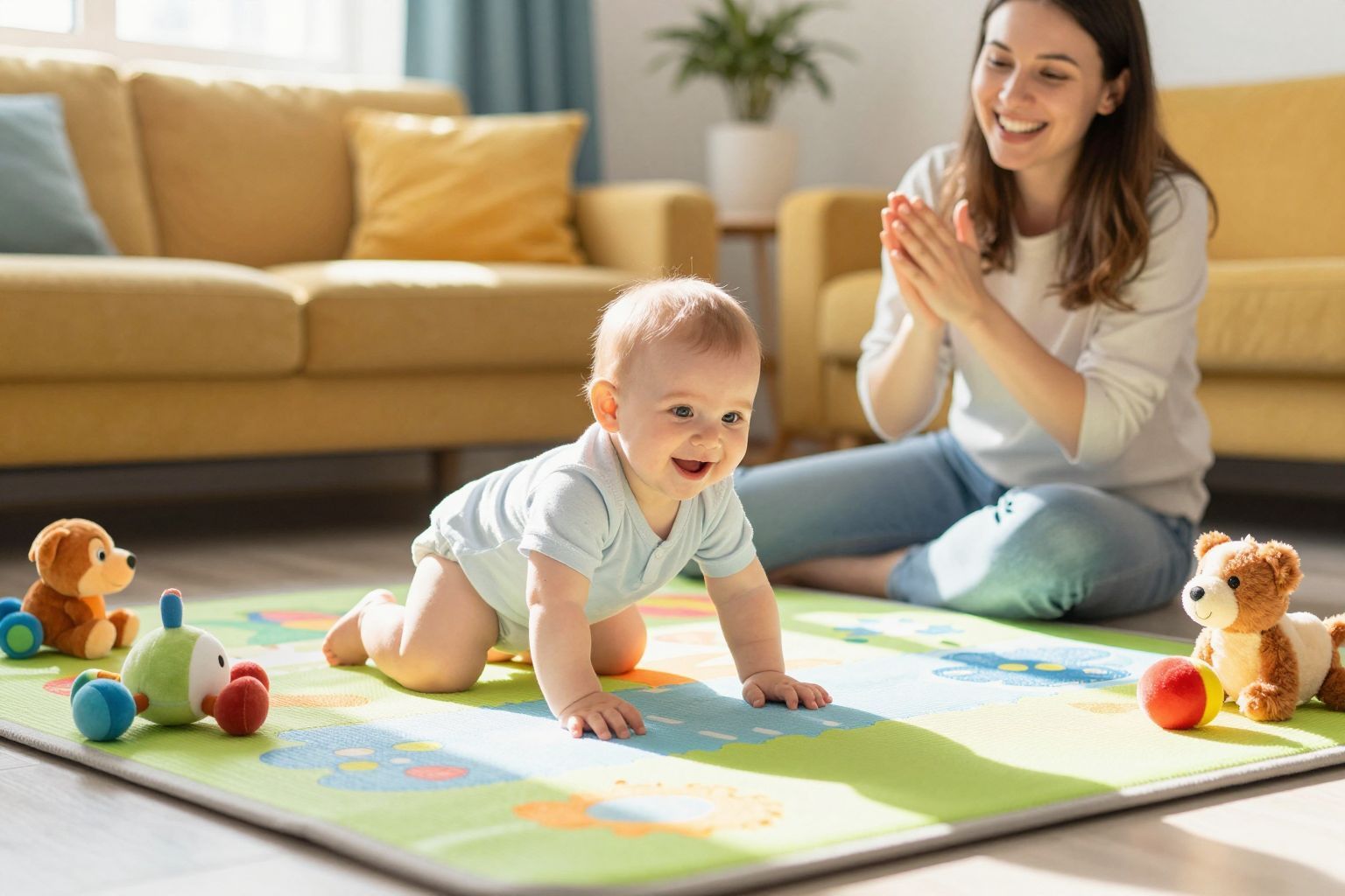 Ha a baba nem mászik 12 hónapos koráig, keress szakembert.