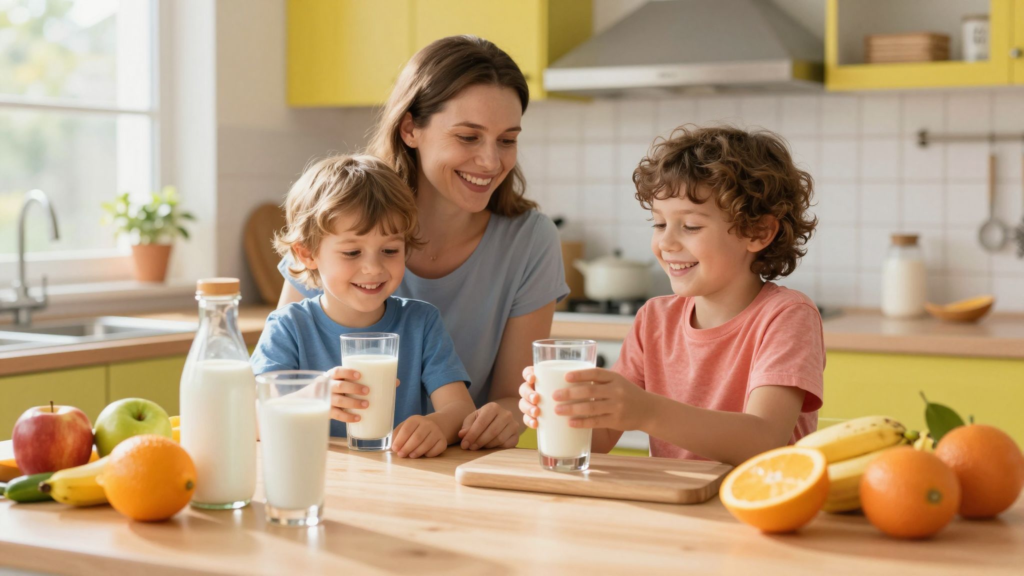 Növényi italok: mandula, szója, zab, kókusz és rizs.