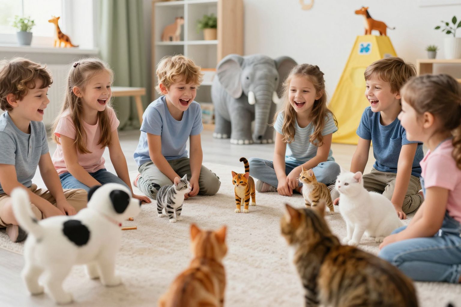 Az állatok mozgásának utánzása javítja a gyermekek koordinációját.