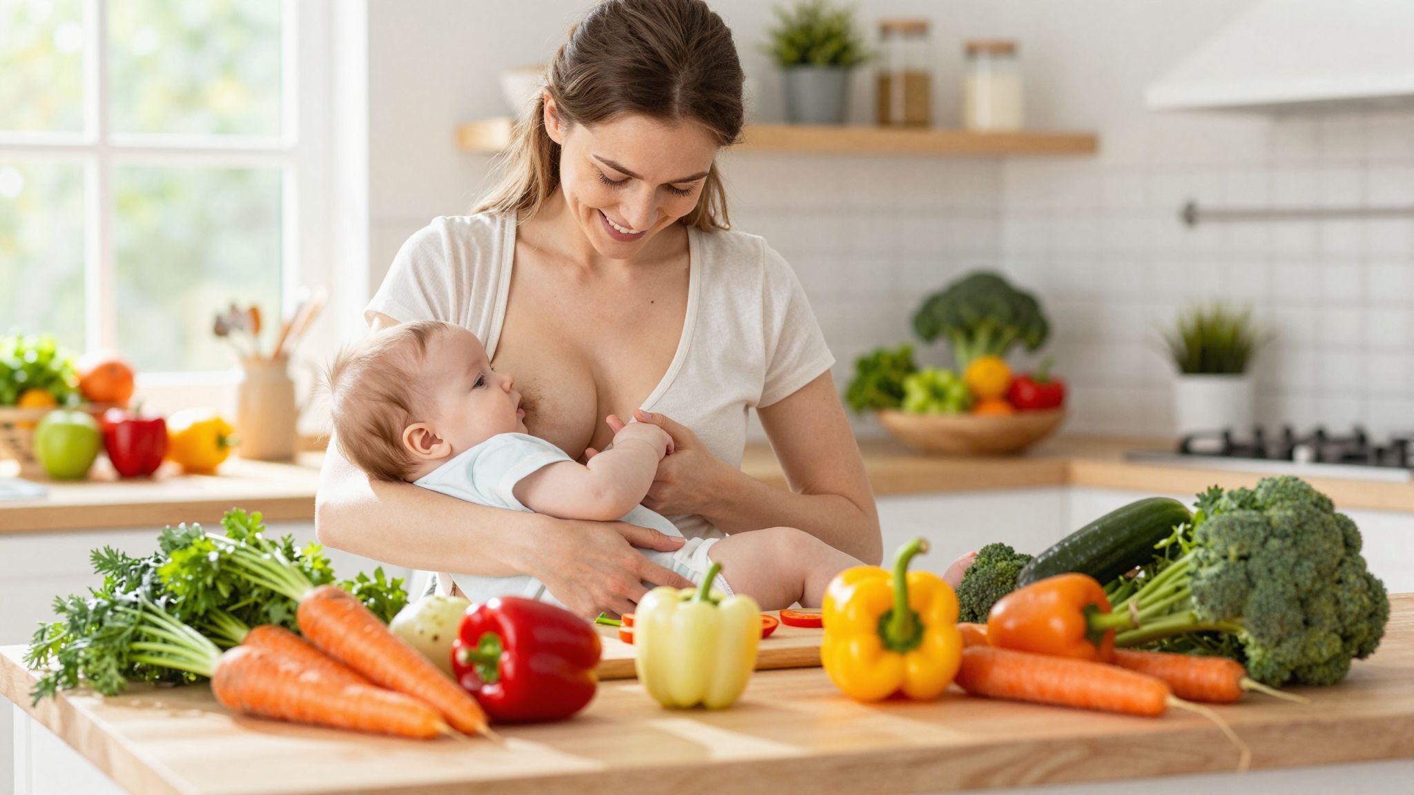 A zöldségek színei vonzóbbá teszik az étkezést.