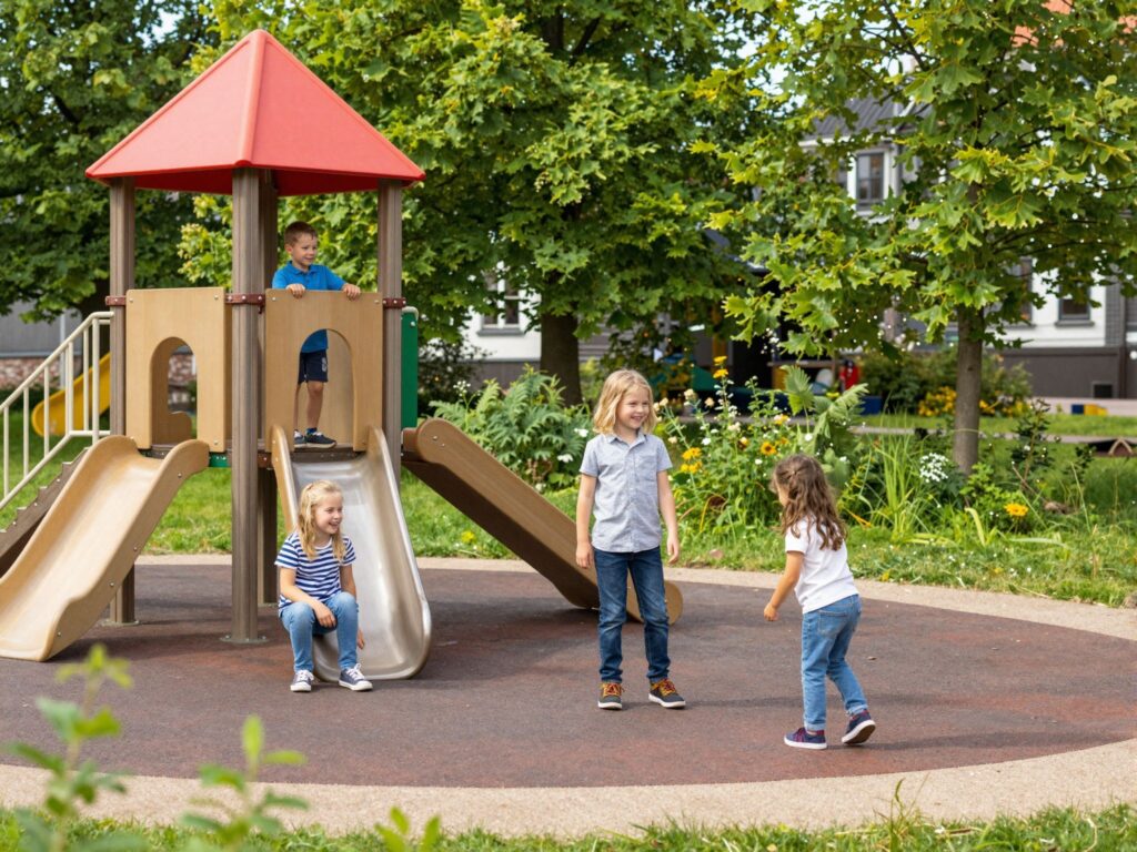 Nem hiszed el, milyen egy játszótér Dániában: a kreativitás és a természet találkozása