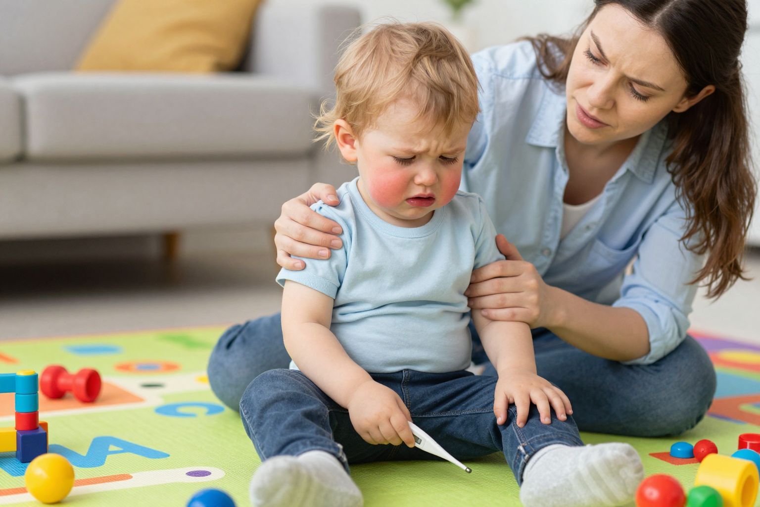 A nyűgösség gyakori reakció immunválasz esetén.