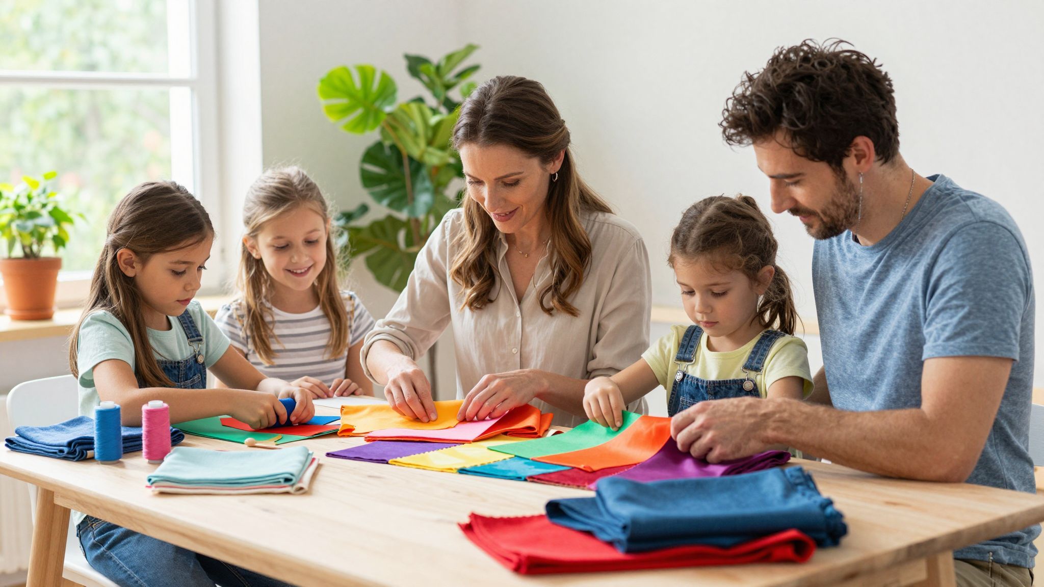 A fenntartható öltözködés erősíti a családi kötelékeket.