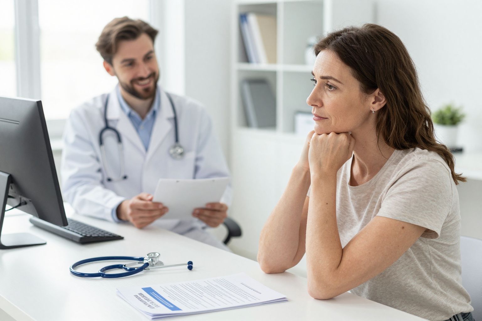 A hormonpótló terápia csökkentheti a korai menopauza tüneteit.