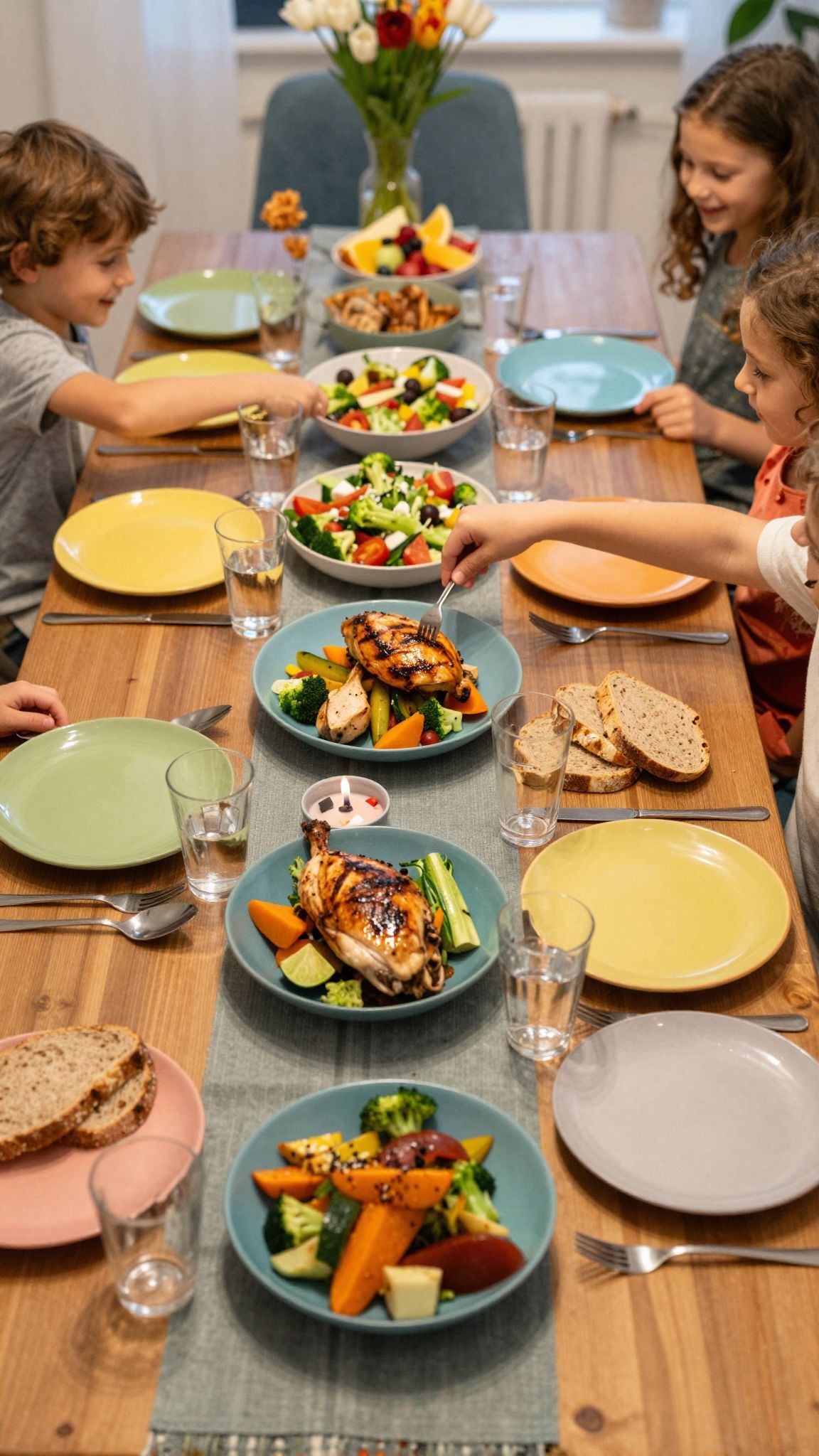 Az ideális esti menü könnyű és tápláló ételekből áll.