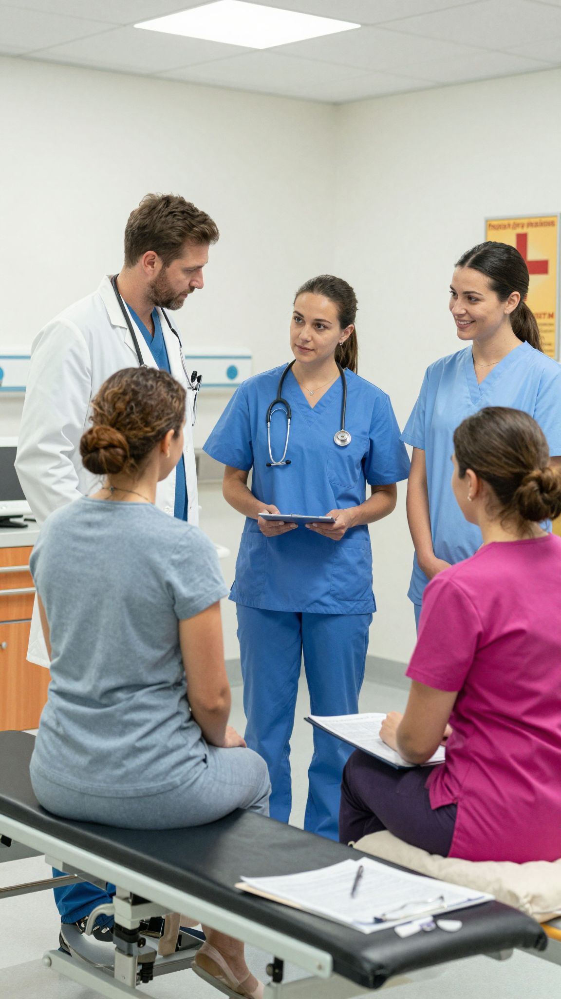 Várakozás során maradjon nyugodt és figyelje az információkat.