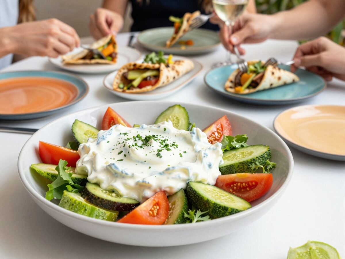 Tarka tzatziki saláta: egy izgalmas köret nem csak gyros mellé