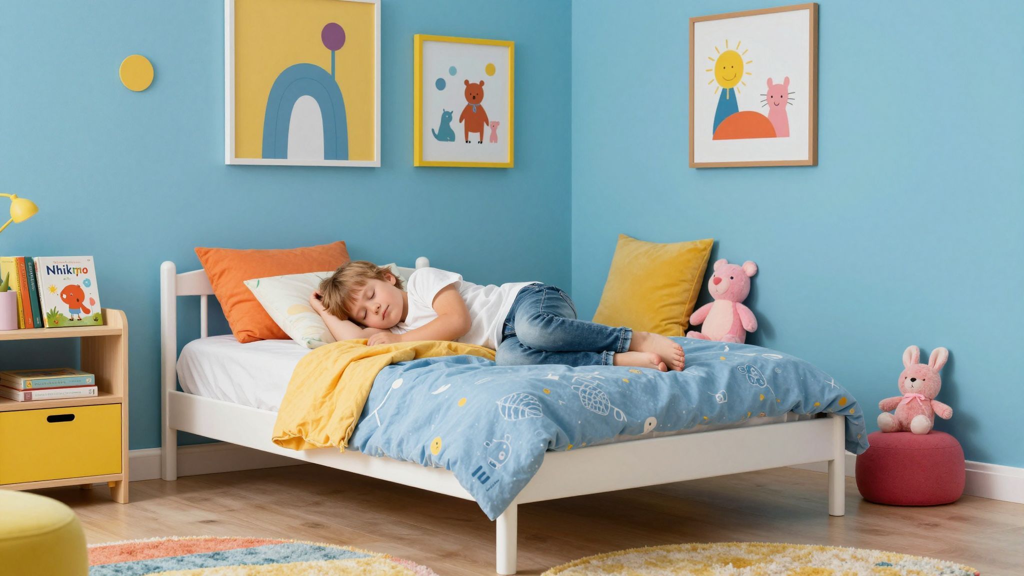 A saját szoba segíti a gyermek önállóságát.