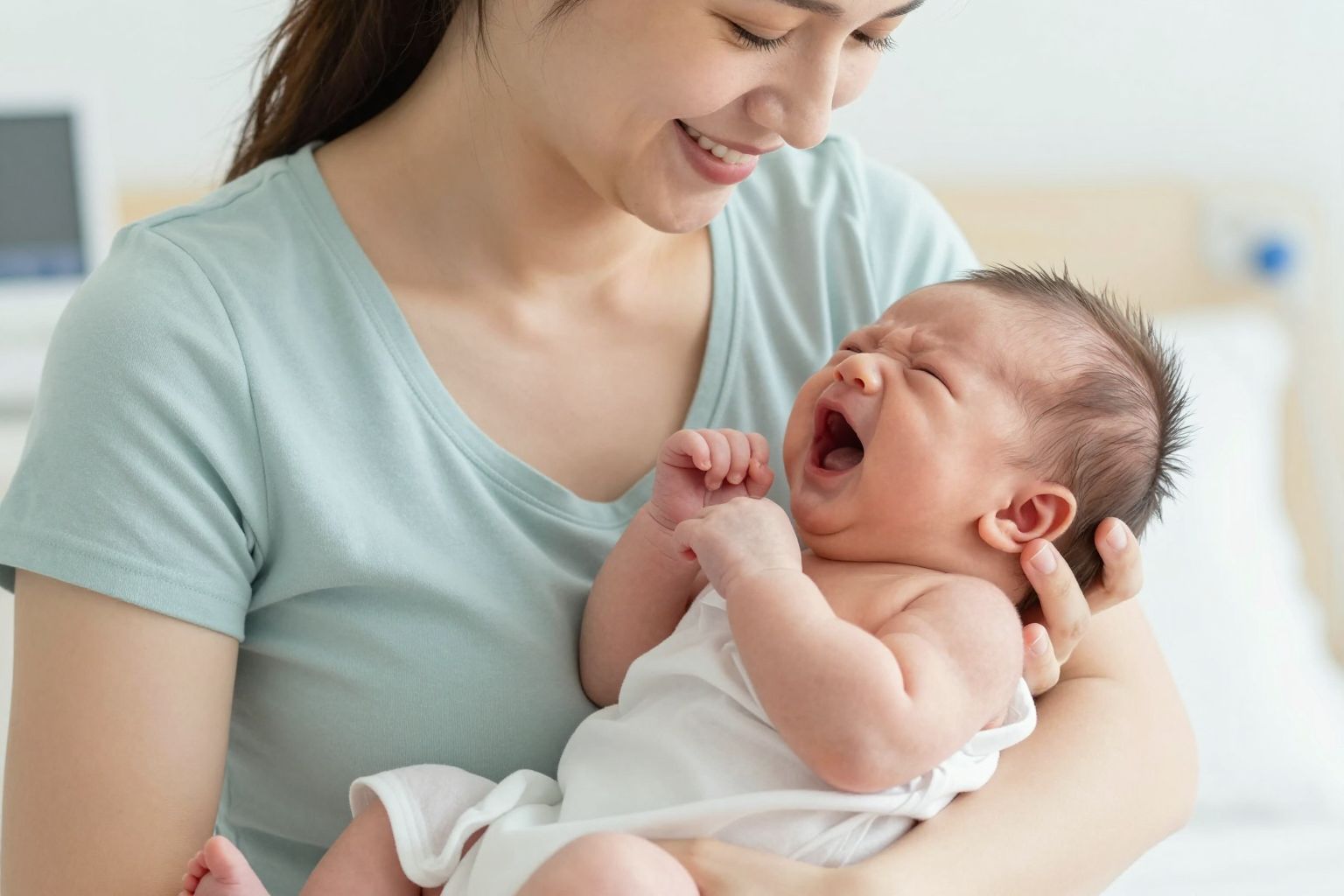 A születés utáni sírás alapvető élettani reakció a babáknál.