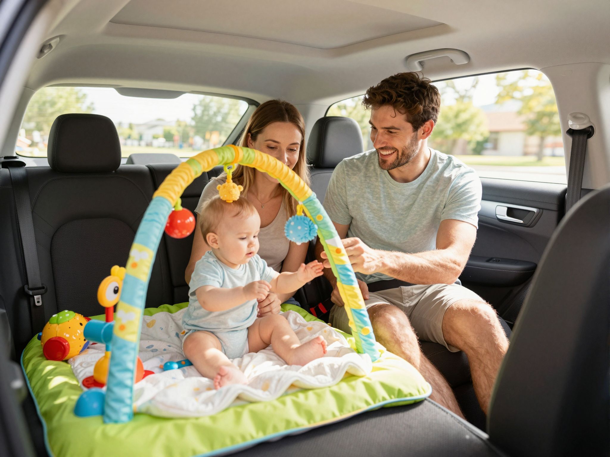 Az autós utazás szórakoztató lehet a babának is!