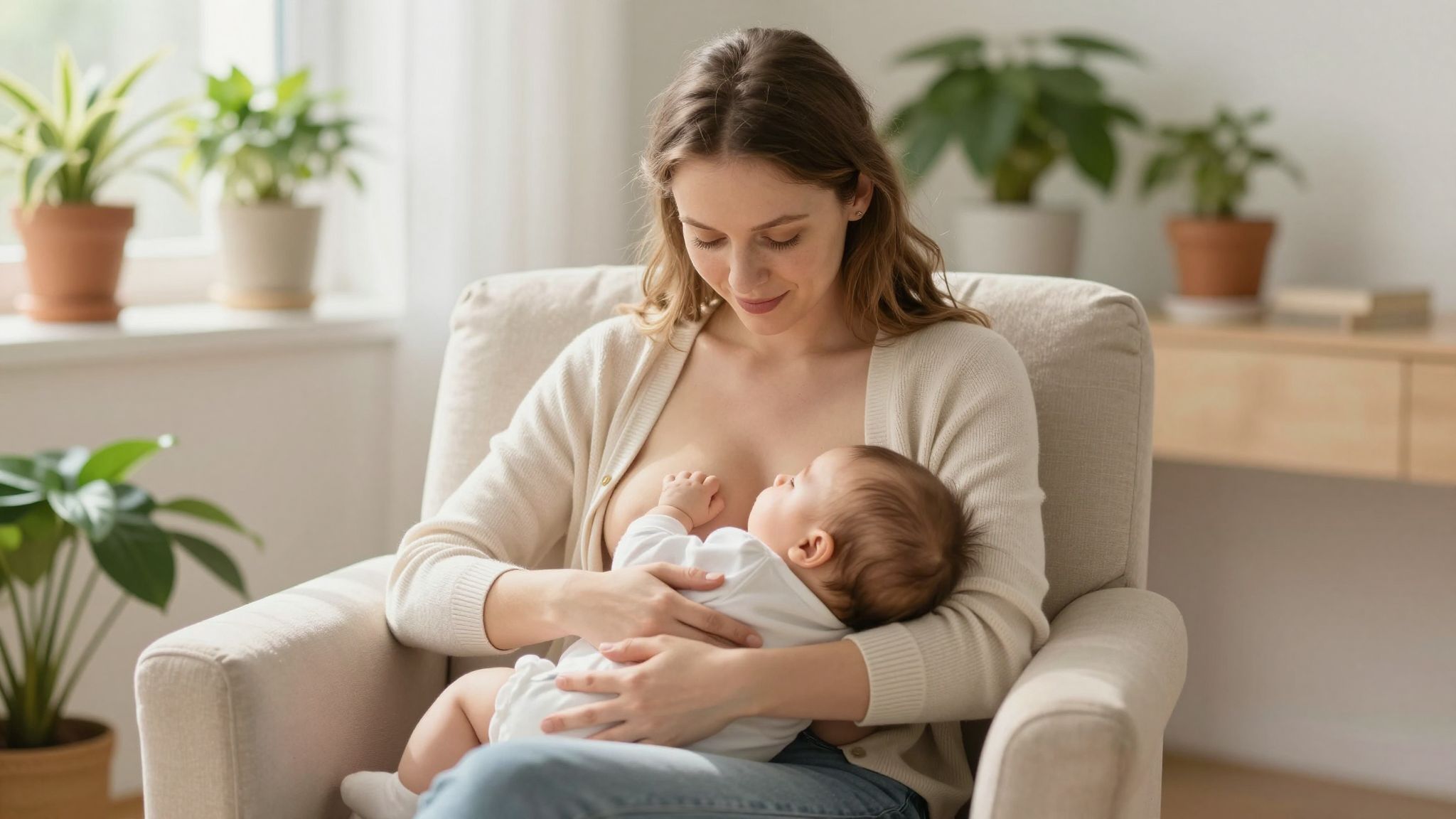 A válaszkész szoptatás támogatja a babák egészséges fejlődését.